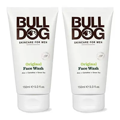 Bulldog Skincare and grooming For Men Original Face Wash, Pack of 2, Ounce