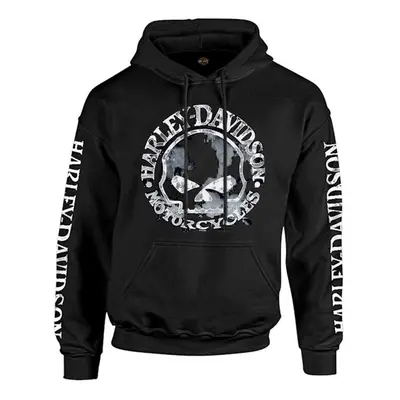 Harley-Davidson Men's Sweatshirt Willie G Skull H-D Pullover Black