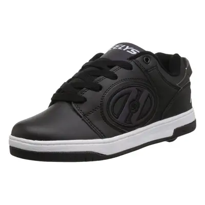 HEELYS girls Voyager Tennis Shoe Black Reflective/Balck Little Kid