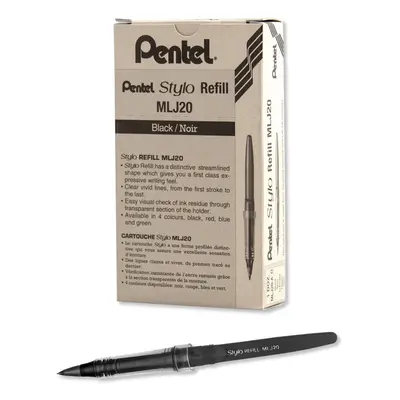 Pentel Arts Tradio Stylo Sketch Pen Refills Black Box of (MLJ20-A