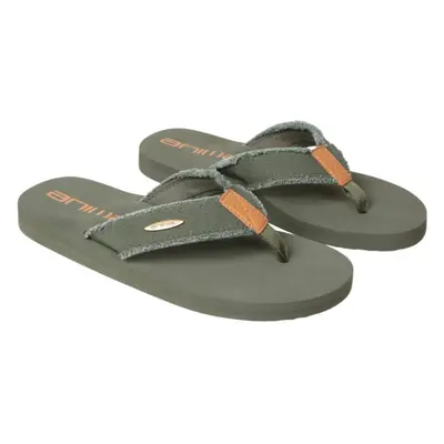 (10 UK, Khaki Green) Animal Mens Tidal Flip Flops