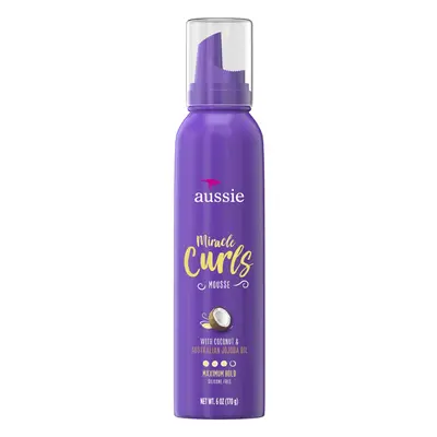 Aussie Miracle Curls Styling Mousse With Coconut & Australian Jojoba O