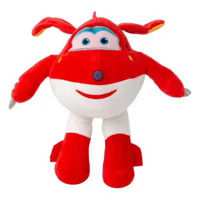 Super Wings cm Aircraft Plush Figures Cuddly toys for collecting, playing and cuddling, Jett, Je