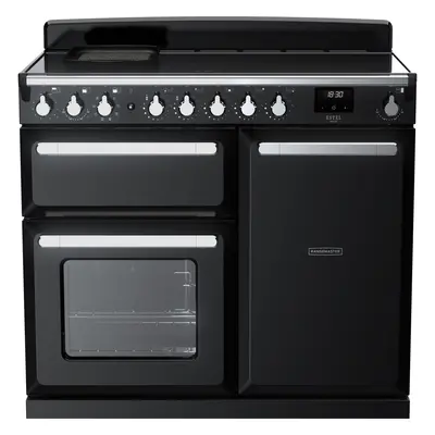 Rangemaster Estel Deluxe ESDL100EIPGBL/CM1 100cm Electric Range Cooker with Induction Hob - Blac