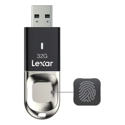 Lexar JumpDrive Fingerprint F35 32GB USB 3.0 Flash Drive