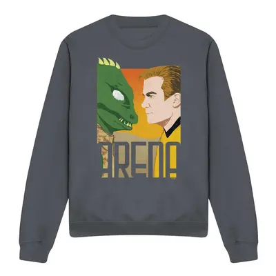 (M, Charcoal) Star Trek Unisex Adult Arena Sweatshirt