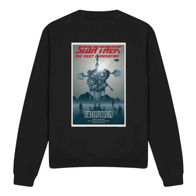 (M, Black) Star Trek Unisex Adult The Next Generation Season Episode Sweatshirt