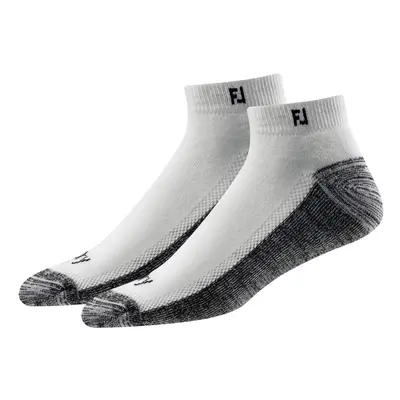 FootJoy Mens ProDry Sport 2-Pack Socks White Size