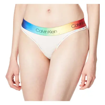 Calvin Klein Women's Modern Cotton Stretch Thong Panties White Gradie