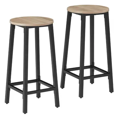 (industrial wood light, oak Sonoma) Bar stools Corby