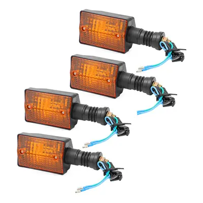 (4pcs) For Yamaha XT350 XT600 XT550 XT250 FZ750 Amber Lamps 2/4 Pcs Motorcycle Rear Brake Turn S