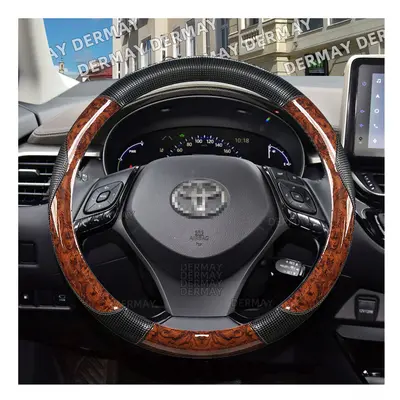 (A-Brown) for Toyota CHR Corolla Yaris Rav4 Celica Verso Avensis Car Steering Wheel