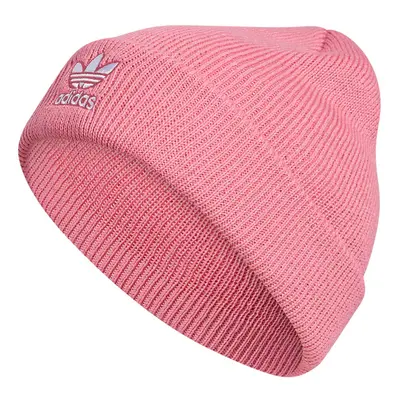 adidas Originals Women's Trefoil Beanie. Rose Tone Pink/White. One Siz