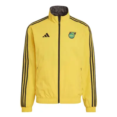 adidas Jamaica Men's Reversible Anthem Jacket (US Alpha Small Regul