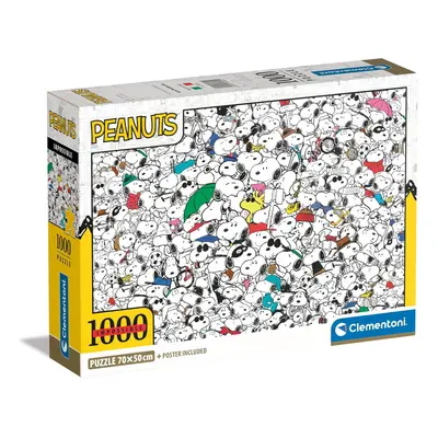 Clementoni Impossible Peanuts Pieces, Jigsaw Adults, Comic Puzzle, Difficult-Made in Italy