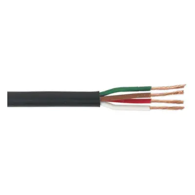 14A Thin Wall Automotive Cable - Metres - Four Core 24/0.20mm - Black