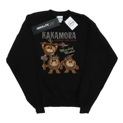 (M, Black) Disney Mens Moana Kakamora Mischief Maker Sweatshirt