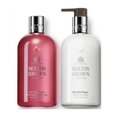 Molton Brown Fiery Pink Pepper Bath And Shower Gel & Body Lotion 300ml