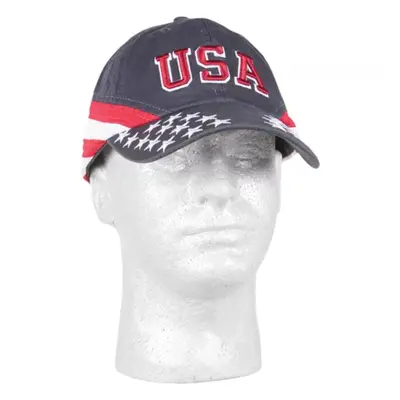 Embroidered Ball Cap USA Stars & Stripes Flag