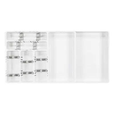 OXO Organizador de gaveta Plastic Extendable Drawer Organizer 15.5 in White