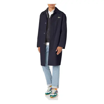 Lacoste Men's Front Pocket Trench Coat Abysm