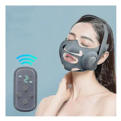 Electric V-shaped Thin Face Slimming Cheek Massager Facial Lifting V-line Lift Up Bandage Ems Th