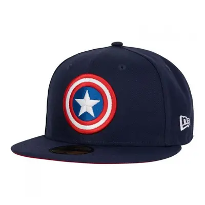 Captain America 865347-71-4fitte American Flag Colorway Era 59Fifty Fitted Hat, Navy - 7.25 Fitt