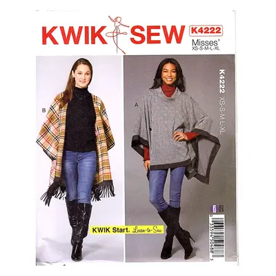 KWIK-SEW PATTERNS Kwik K4222 Misses Button Detail Sewing Pattern Size