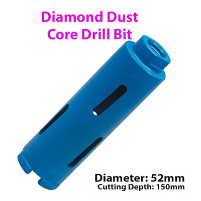 52mm x 150mm Diamond Core Drill Bit Hole Cutter For Brick Wall / Concrete Block