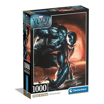 39879 marvel Jigsaw Collection Venom Pieces-Compact Box, Poster Included, Puzzle for Adults Year