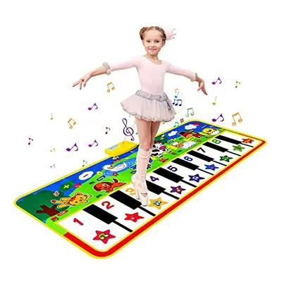 m zimoon Piano Mat, Kids Large Music Mat Children?s Touch Play Musical Carpet Piano Floor Mat Da