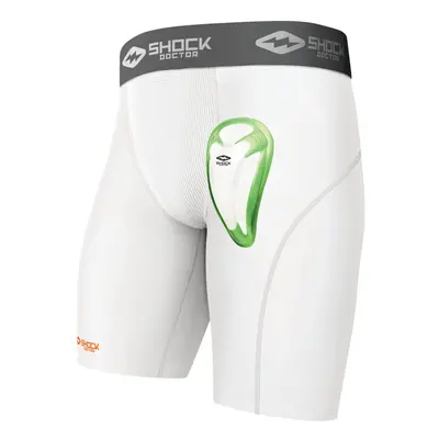 Shock Doctor Compression Shorts with Protective Bio-Flex Cup Moisture Wicking Vented Protection 