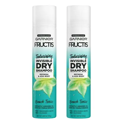 Garnier Fructis Texturizing Invisible Dry Shampoo Beach Tonic 4.4 Oz Count Packaging May Vary