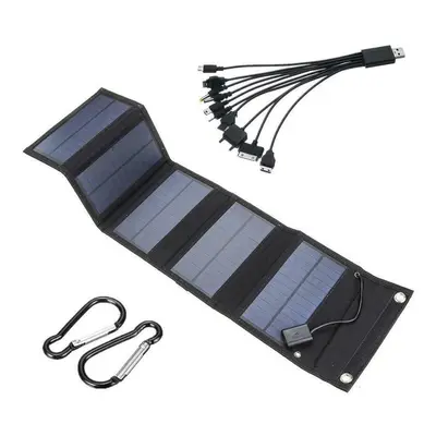 (Solar Battery) 70W Foldable Solar Panel 5V USB Solar Cell Portable Folding Waterproof Solar Pan