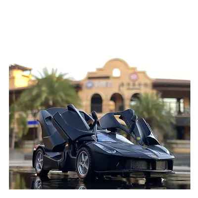 (Black) 1:32 Laferrari Alloy Sports Car Model Diecasts Metal Toy Vehicles Car Model High Simulat