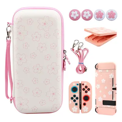 (for Switch) Pink Portable EVA Storage Bag For Nintendo Switch Console Case Pouch for NS Switch 