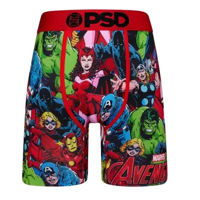 The Avengers 869886-xlarge-40 Avengers Heroes Collage PSD Boxer Briefs - Multi Color - Extra Lar