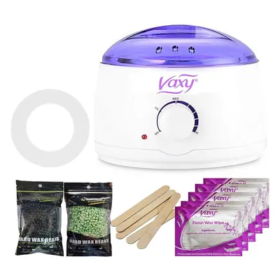 Wax Warmer, Hair Removal Waxing Kit, Electric Pot Heater Melts with Accessories. Painless Rapid 