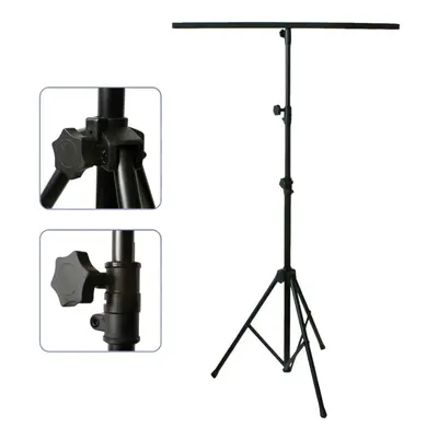 2.5m Lighting Stand & Light Mounting T Bar Adjustable Photography Tripod Kit