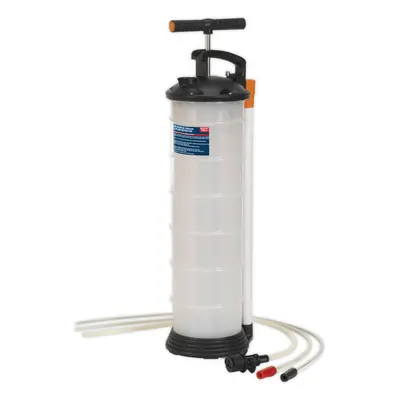 6.5L Manual Vacuum Oil & Fluid Extractor - Suction Probes & Extension Tube