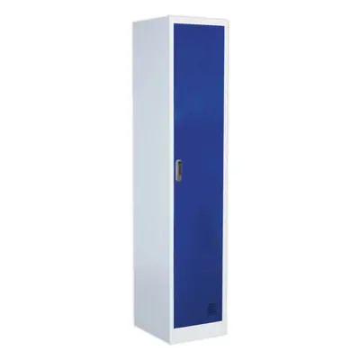 1 Door Single Locker - x x 1850mm - Ventilated Locking Door - Flat Pack