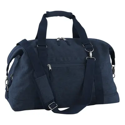 (One Size, Vintage Oxford Navy) Bagbase Vintage Canvas Weekender / Holdall Carry Bag (30 Litres)