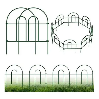 Amagabeli Decorative Garden Fence Metal Rustproof Iron Landscape Wire Folding Fencing Ornamental