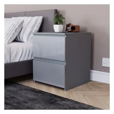 (Grey) Vida Designs Glinton Drawer Bedside Chest