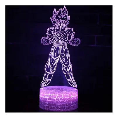 (Type G) 3D Dragon Ball Z LED Small Night Light Son Goku Table Desk Lamp Decor Kids Toys