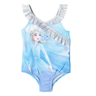 Disney Frozen Elsa Toddler Girls One Piece Bathing Suit Blue 4T