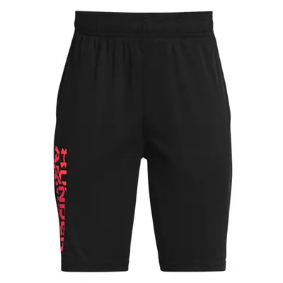 Under Armour boys Prototype 2.0 Wordmark Shorts Black (001)/Beta Y