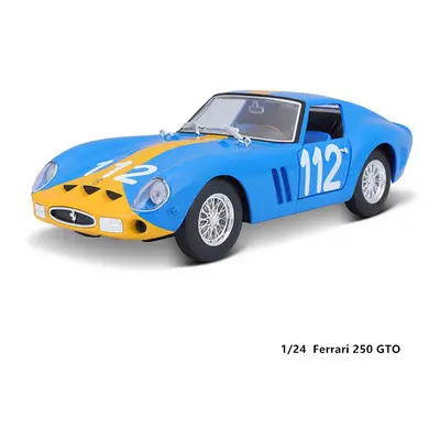 (250 GTO) 1:24 Ferrari 499P LMH FORMULA RACING 250GTO FXXK Alloy Luxury Vehicle Diecast Cars Mod