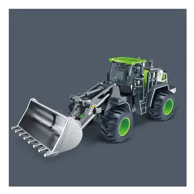 (bulldozer) 1: Simulation Alloy Head Children's Engineering Vehicle Toy Excavator Crane Model Tr