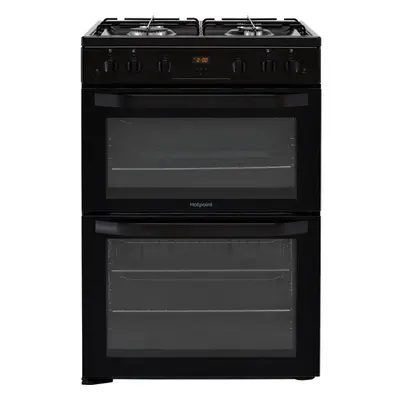 Hotpoint HDM67G0CMB/UK Gas Cooker - Black